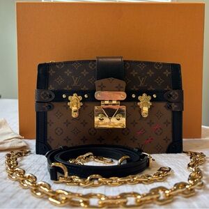 Louis Vuitton Trunk Clutch Reverse Monogram Canvas